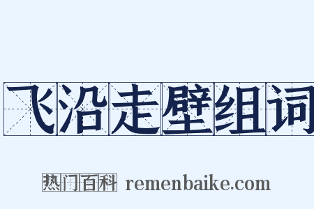 飞沿走壁组词是什么意思的图片